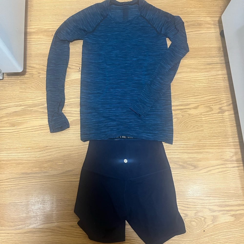 Lululemon set short+shirt